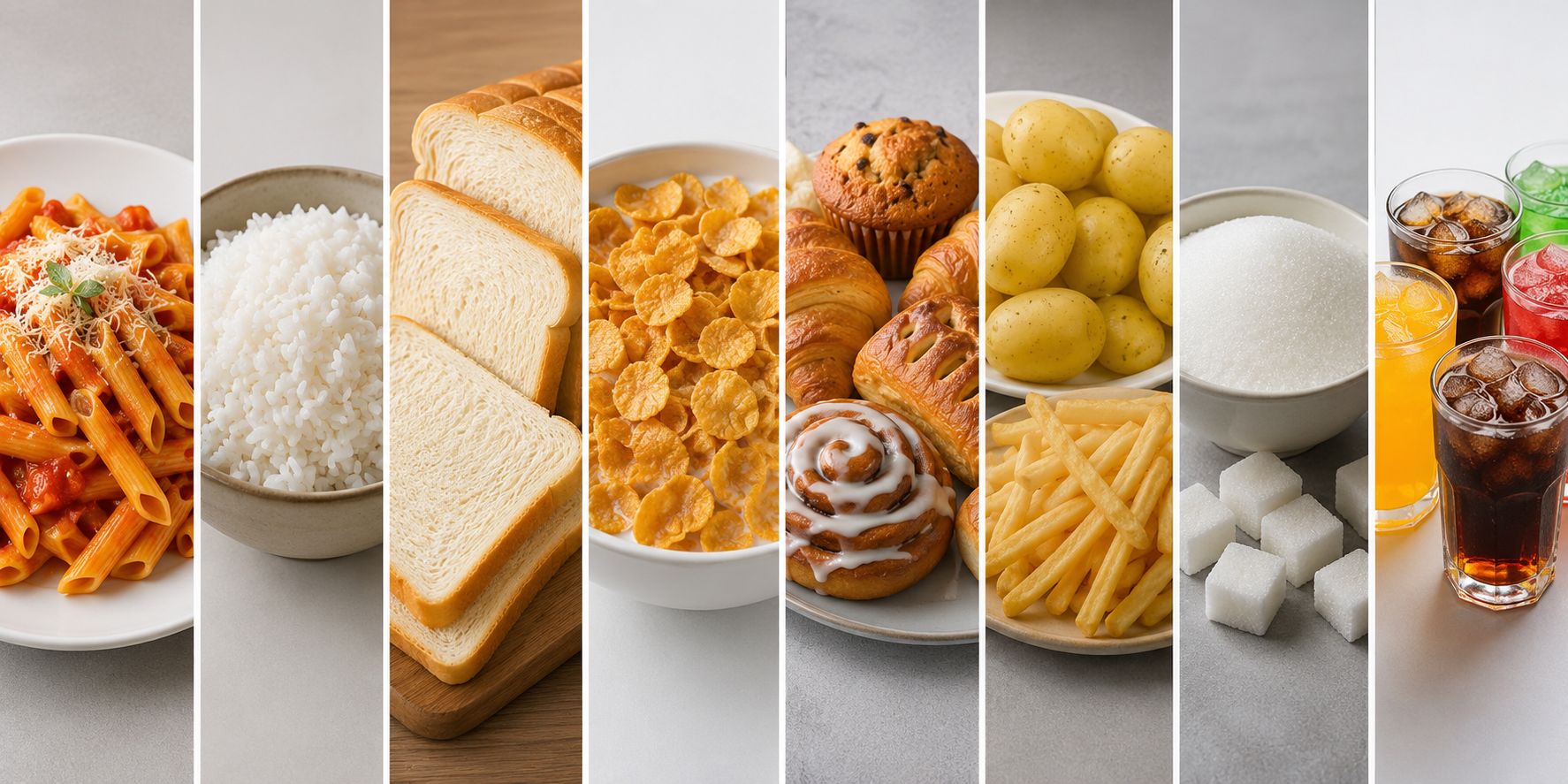 غذاهای شاخص گلیسمی بالا