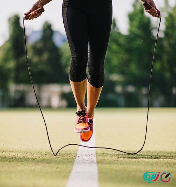 لاغری با طناب زنی